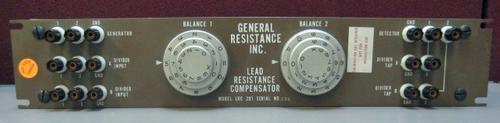 General Resistance Inc Lead Resistance Compensator LRC 201