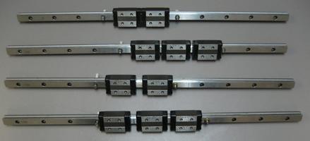 THK HSR12RM Linear Guide 18" Slide Rail 2 & 3 Blocks